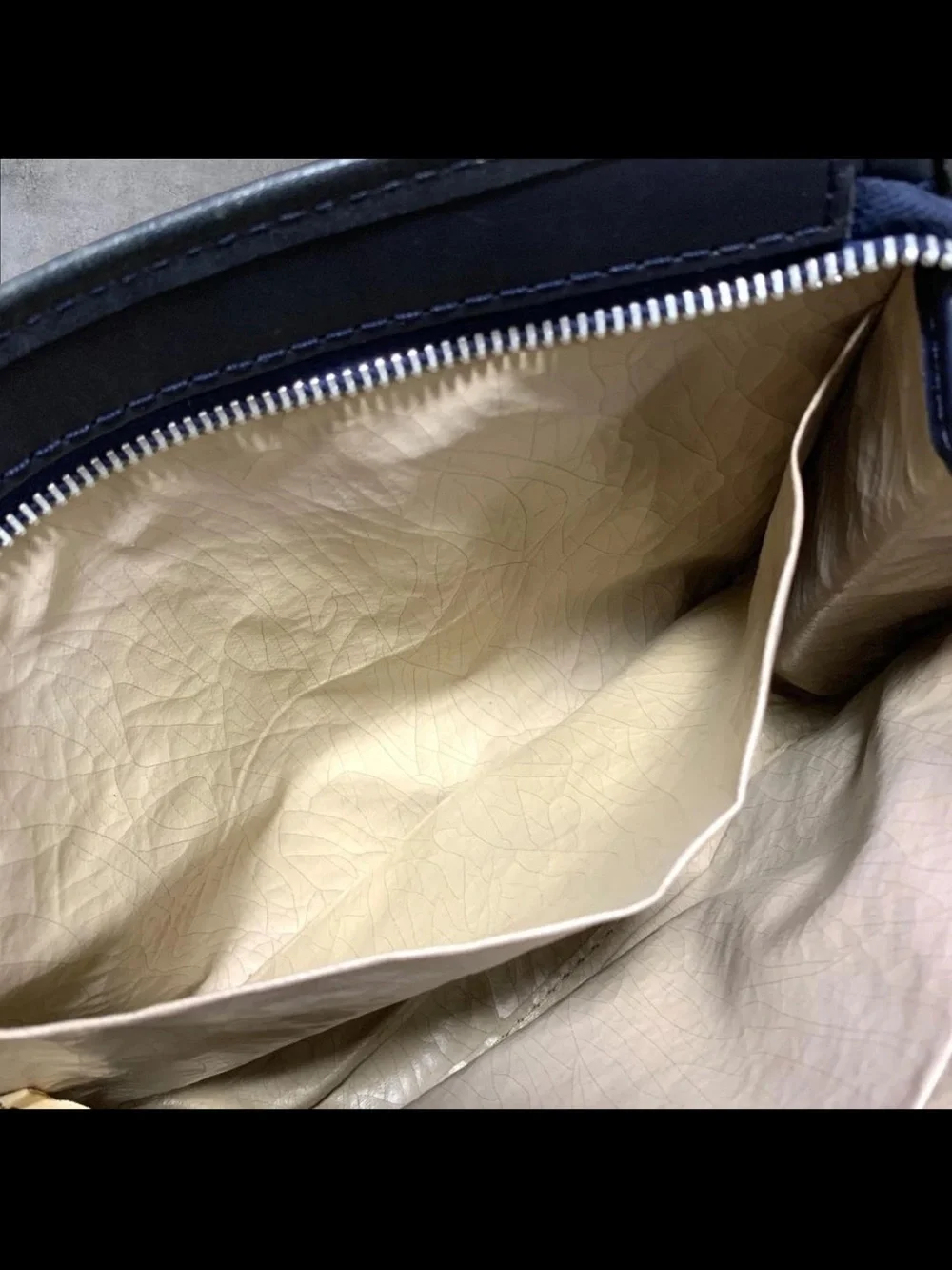 Dior Black and Tan Monogram Zip Pouch